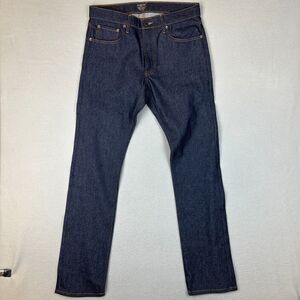 The Kennedy Mens Size 32 Denim Co Straight Leg Jeans Blue Dark Wash Stretch USA
